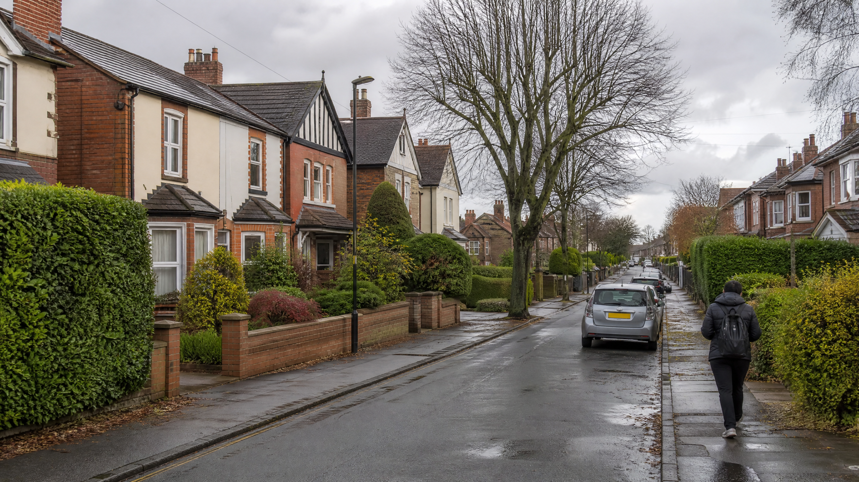 Residential streets and properties in Sutton Coldfield, West Midlands — area served by specialist damp proofing specialist